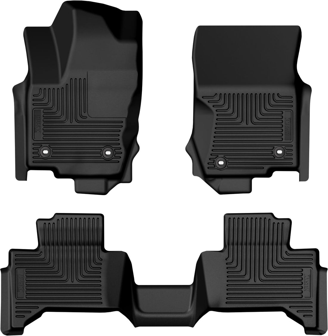Husky Liners 95971 - Weatherbeater - Front & 2nd Seat Floor Liners 1