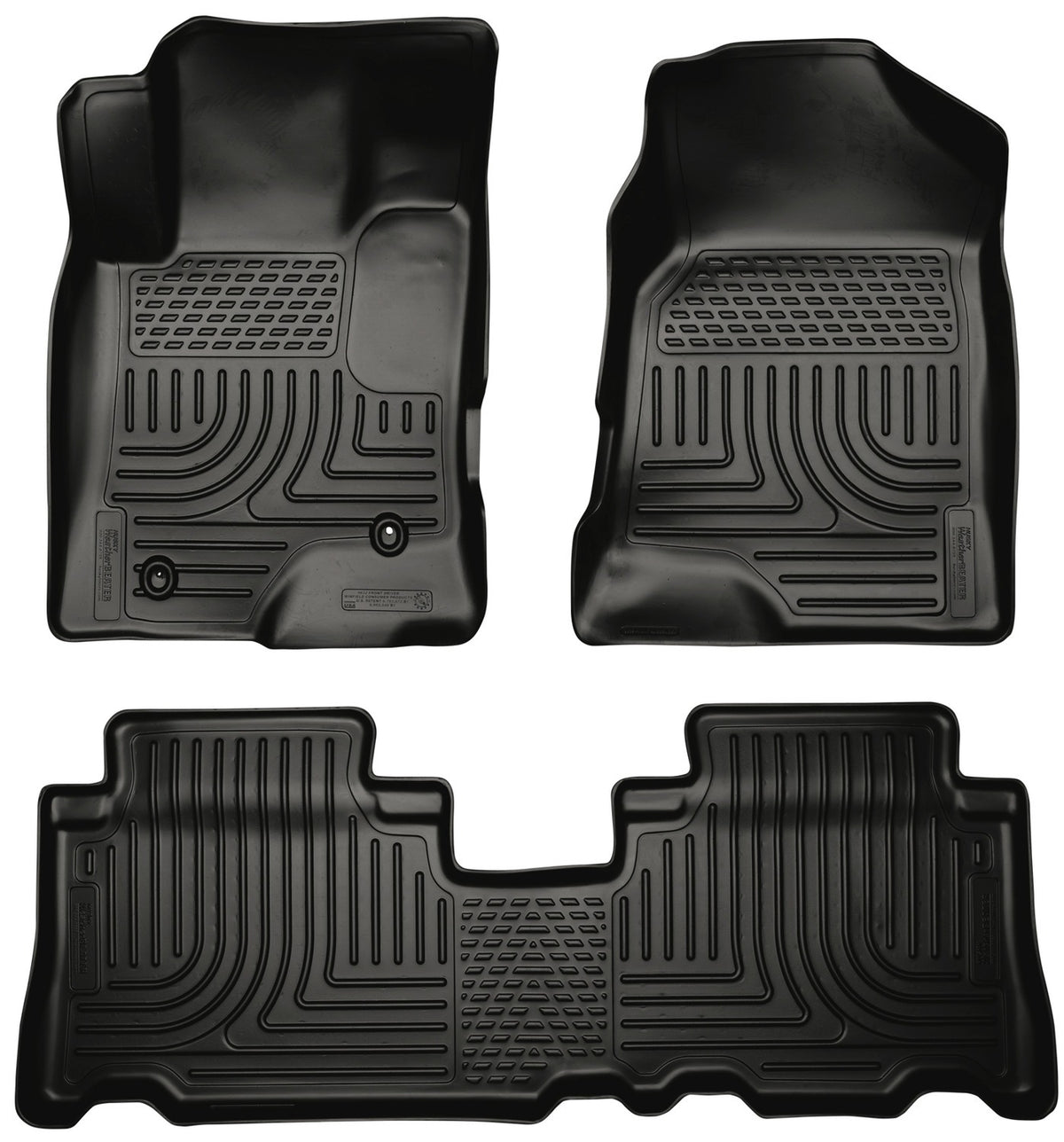 Husky Liners 96321 - Weatherbeater - Front & 2nd Seat Floor Liners 3
