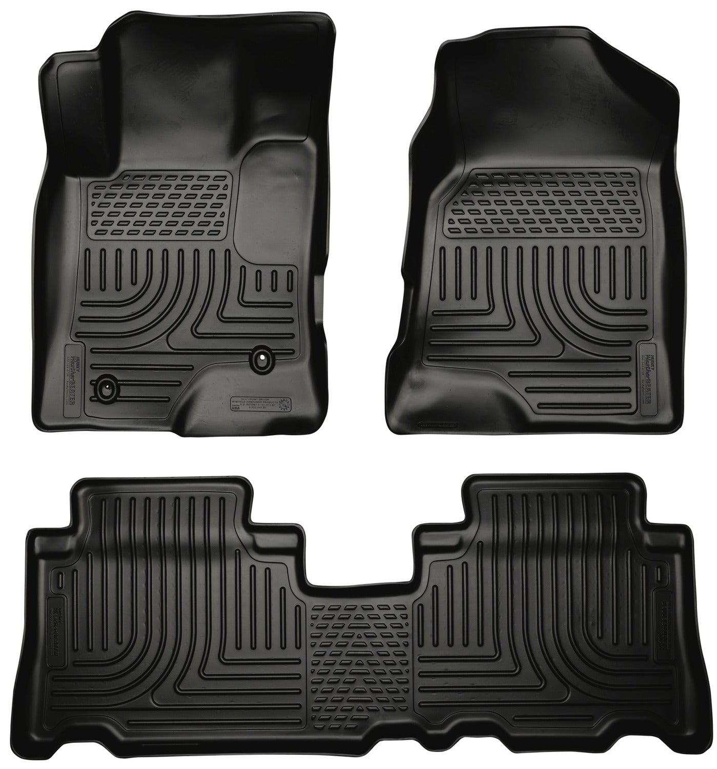 Husky Liners 96321 - Weatherbeater - Front & 2nd Seat Floor Liners 3