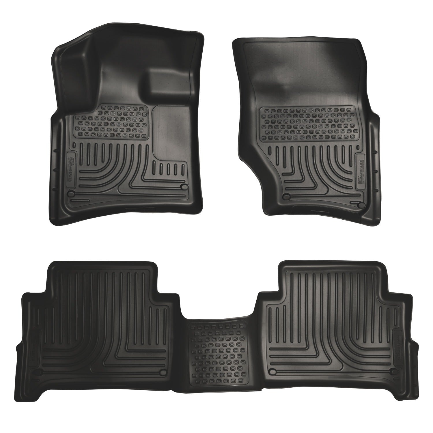 Husky Liners 96421 - Weatherbeater - Front & 2nd Seat Floor Liners 1