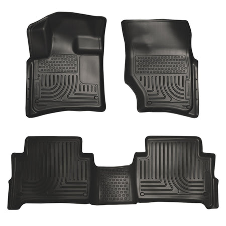 Husky Liners 96421 - Weatherbeater - Front & 2nd Seat Floor Liners 1