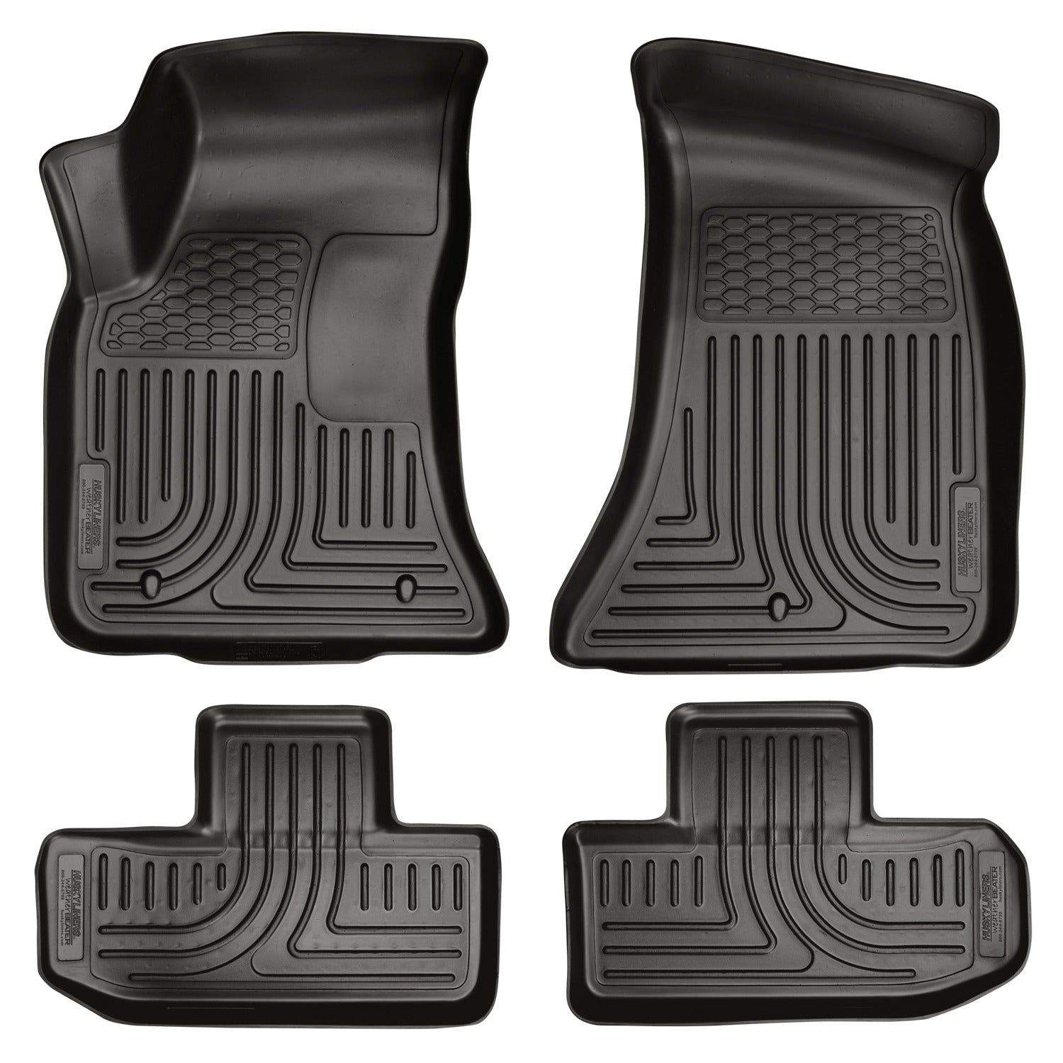 Husky Liners 98071 - Weatherbeater - Front & 2nd Seat Floor Liners 16