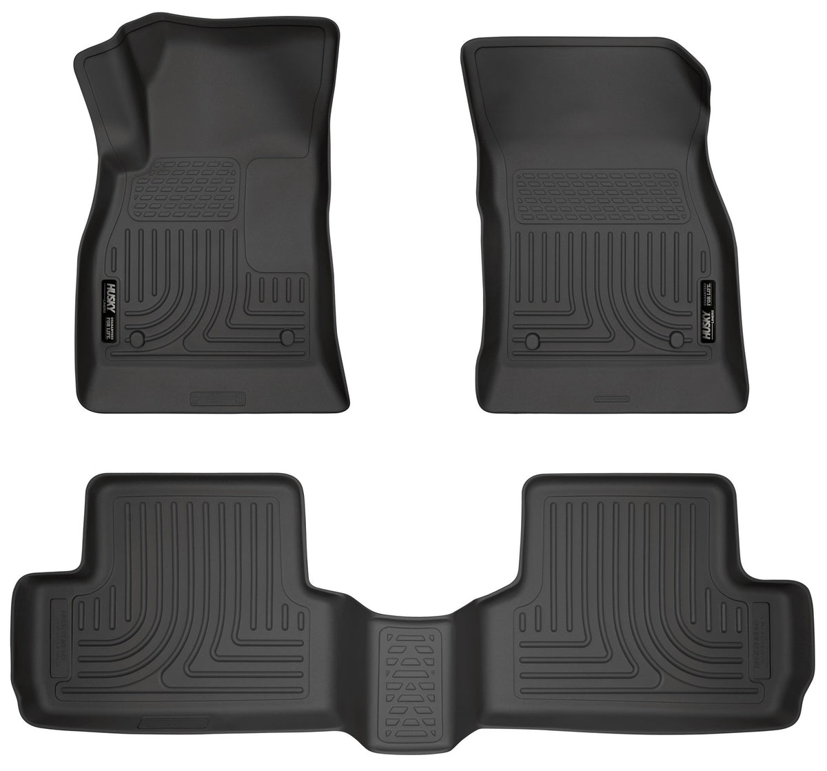 Husky Liners 98171 - Weatherbeater - Front & 2nd Seat Floor Liners 1