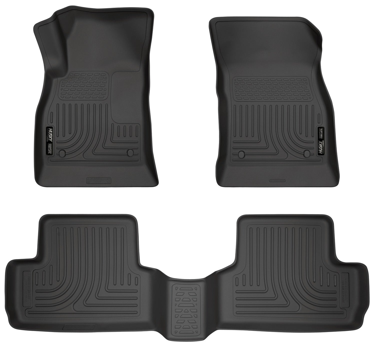 Husky Liners 98171 - Weatherbeater - Front & 2nd Seat Floor Liners 1