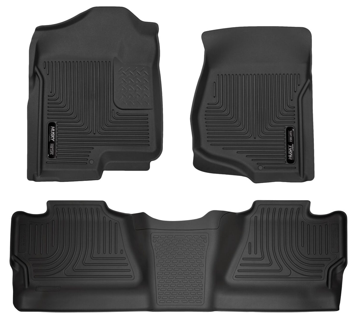 Husky Liners 98201 - Weatherbeater - Front & 2nd Seat Floor Liners (Footwell Coverage) 2