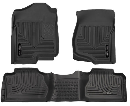 Husky Liners 98211 - Weatherbeater - Front & 2nd Seat Floor Liners (Footwell Coverage) 1