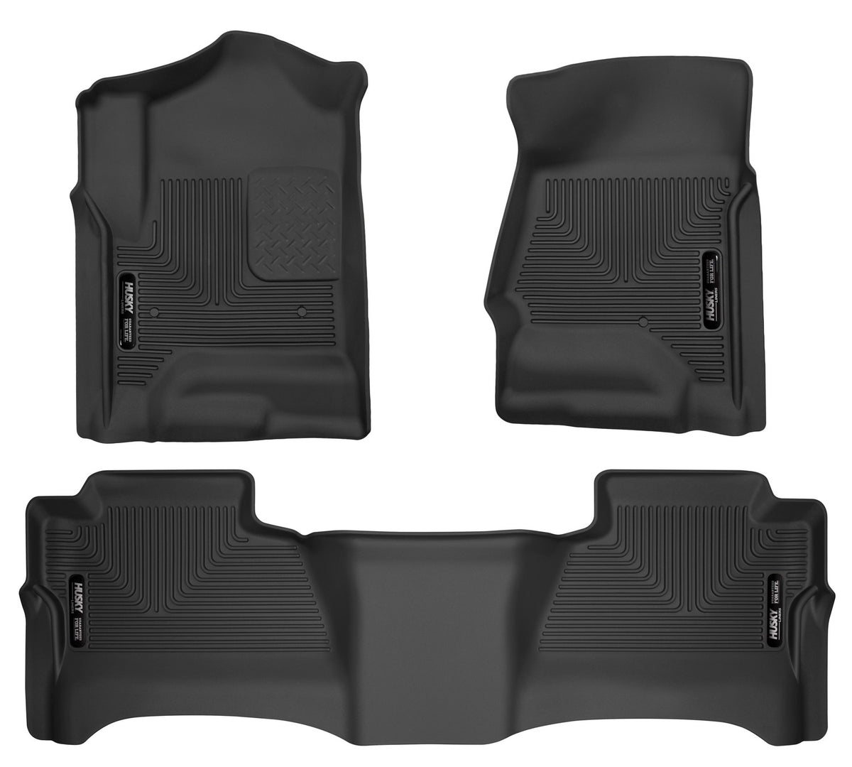 Husky Liners 98231 - Weatherbeater - Front & 2nd Seat Floor Liners (Footwell Coverage) 1