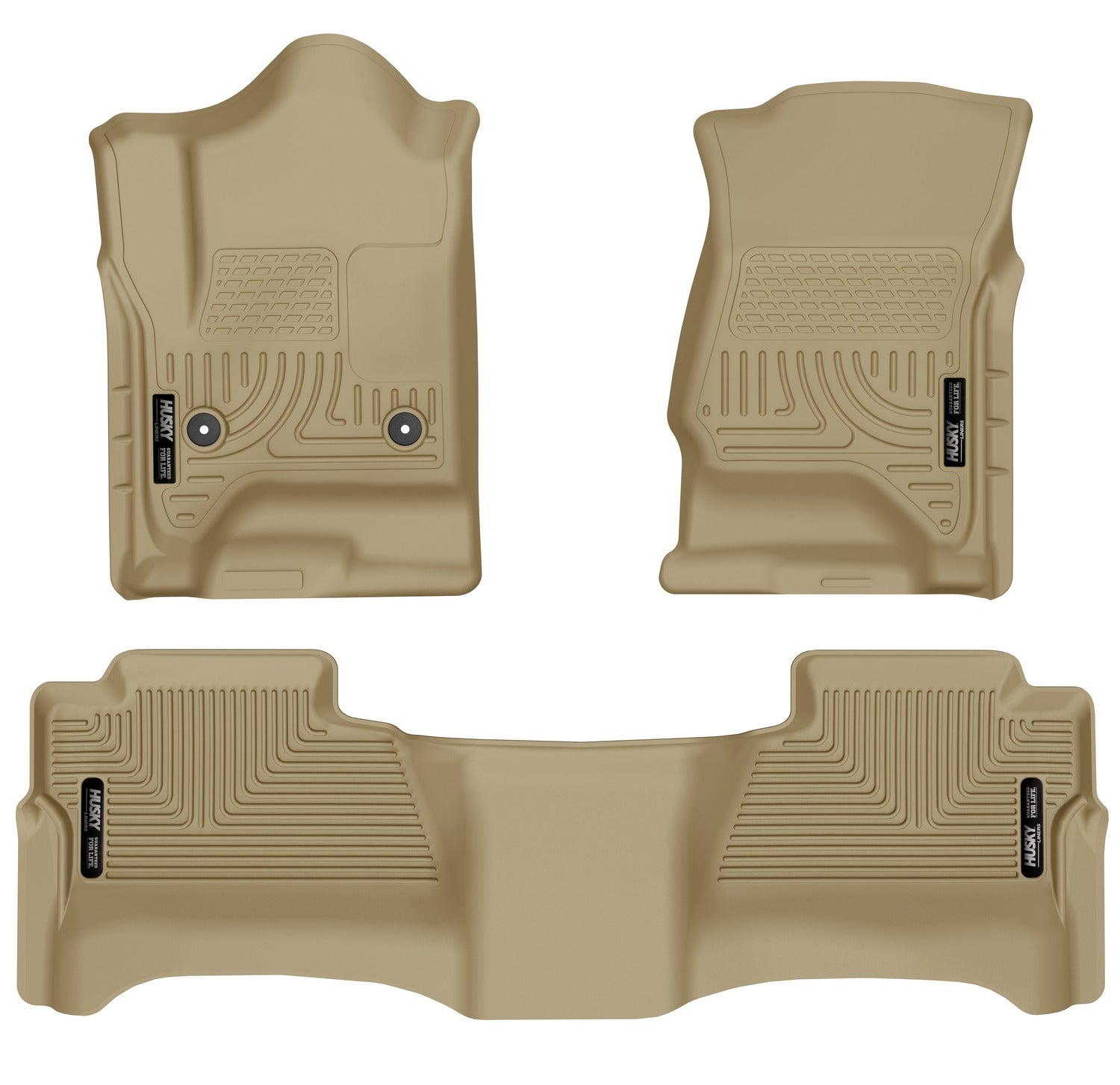 Husky Liners 98233 - Weatherbeater - Front & 2nd Seat Floor Liners (Footwell Coverage) 1