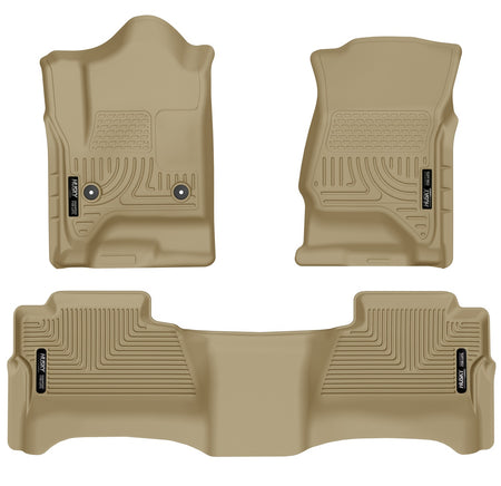 Husky Liners 98233 - Weatherbeater - Front & 2nd Seat Floor Liners (Footwell Coverage) 1