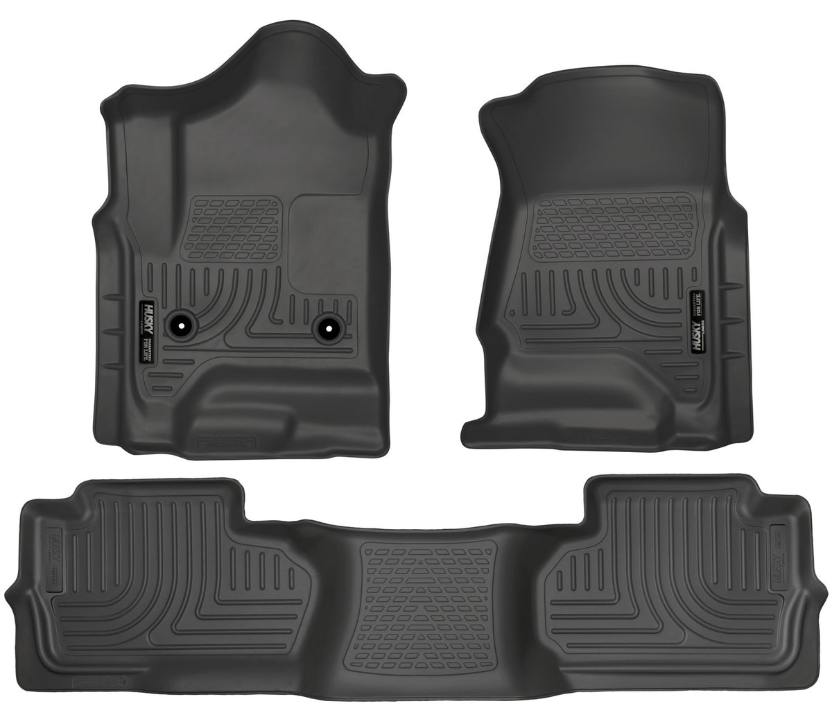 Husky Liners 98241 - Weatherbeater - Front & 2nd Seat Floor Liners (Footwell Coverage) 1