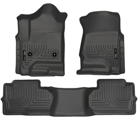 Husky Liners 98241 - Weatherbeater - Front & 2nd Seat Floor Liners (Footwell Coverage) 1