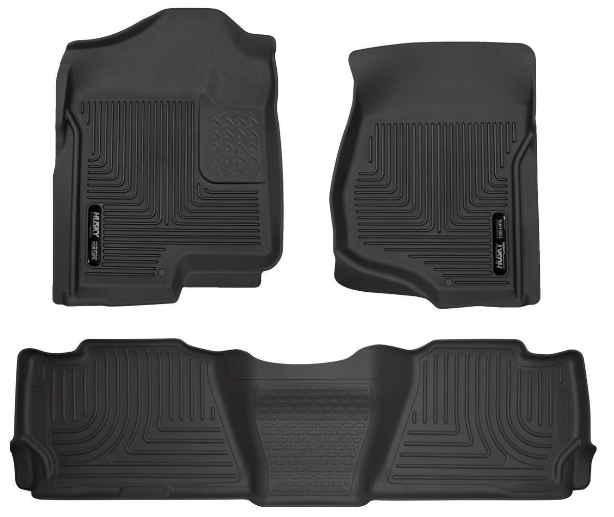 Husky Liners 98261 - Weatherbeater - Front & 2nd Seat Floor Liners 1