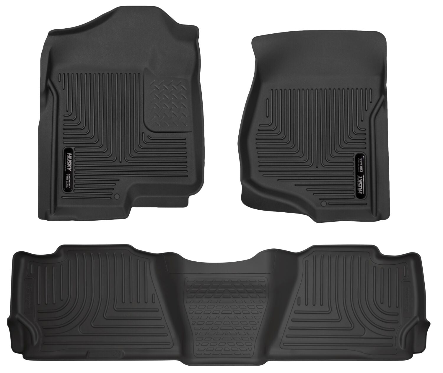 Husky Liners 98261 - Weatherbeater - Front & 2nd Seat Floor Liners 1
