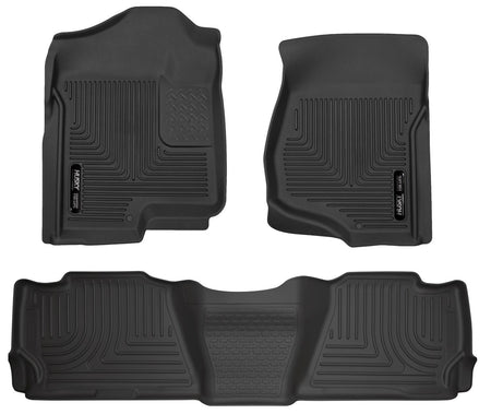 Husky Liners 98261 - Weatherbeater - Front & 2nd Seat Floor Liners 1
