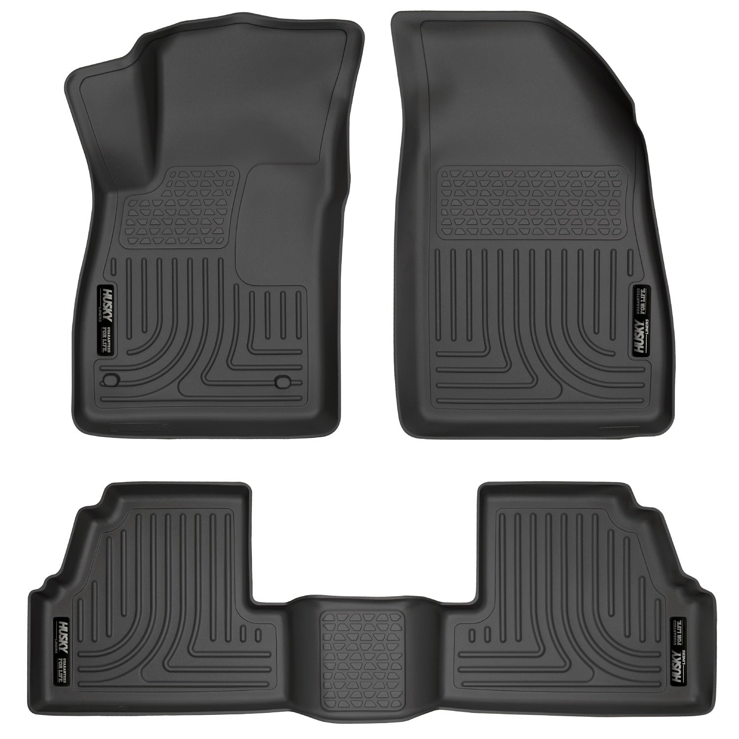 Husky Liners 98271 - Weatherbeater - Front & 2nd Seat Floor Liners 1