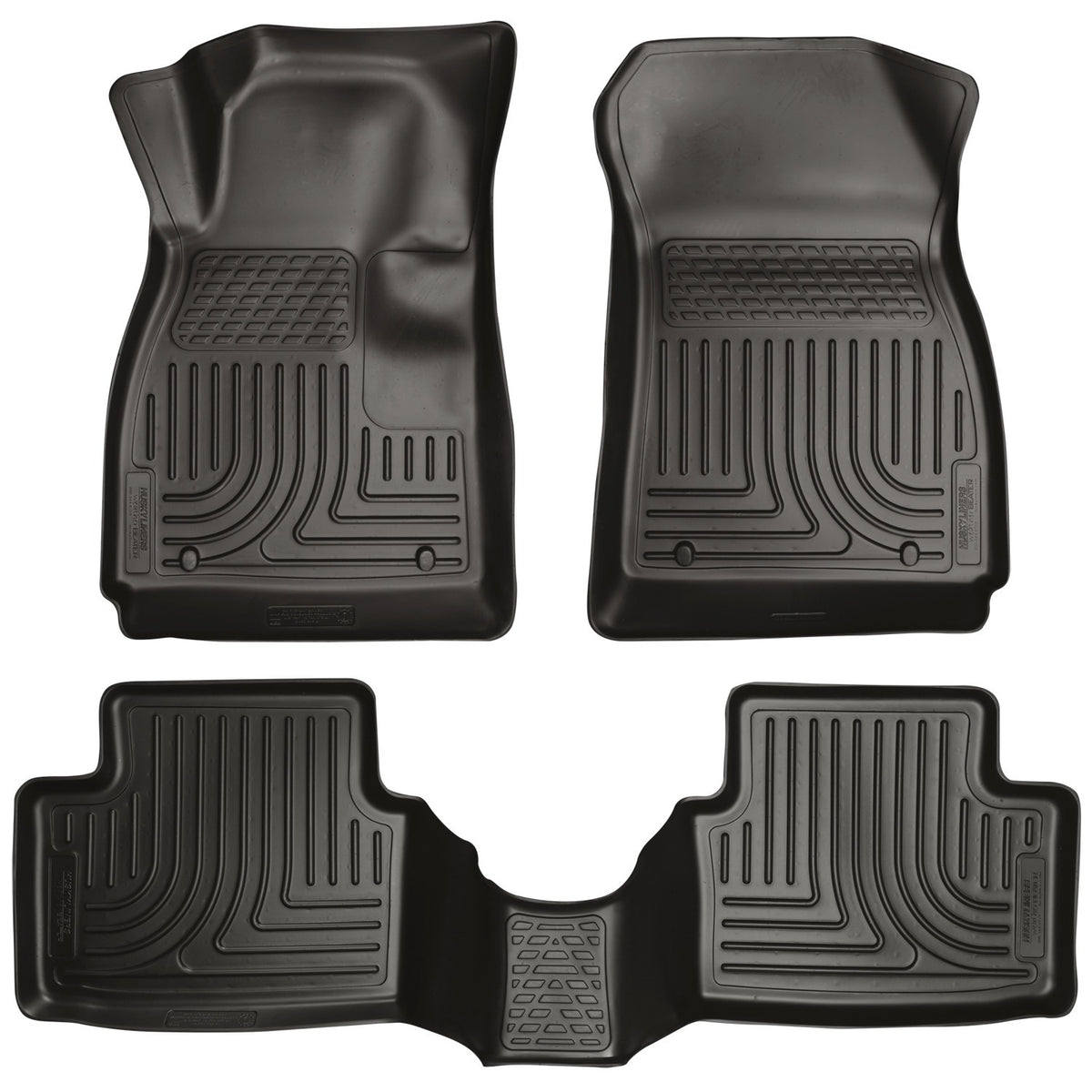 Husky Liners 98291 - Weatherbeater - Front & 2nd Seat Floor Liners 1