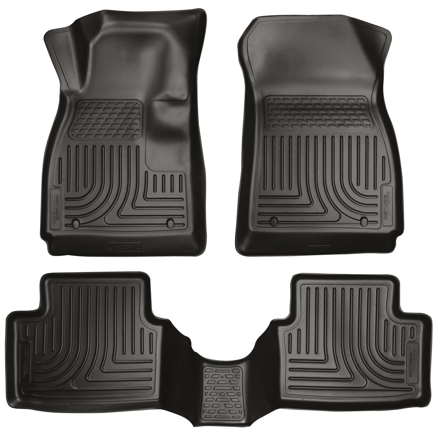 Husky Liners 98291 - Weatherbeater - Front & 2nd Seat Floor Liners 1