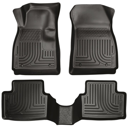 Husky Liners 98291 - Weatherbeater - Front & 2nd Seat Floor Liners 1