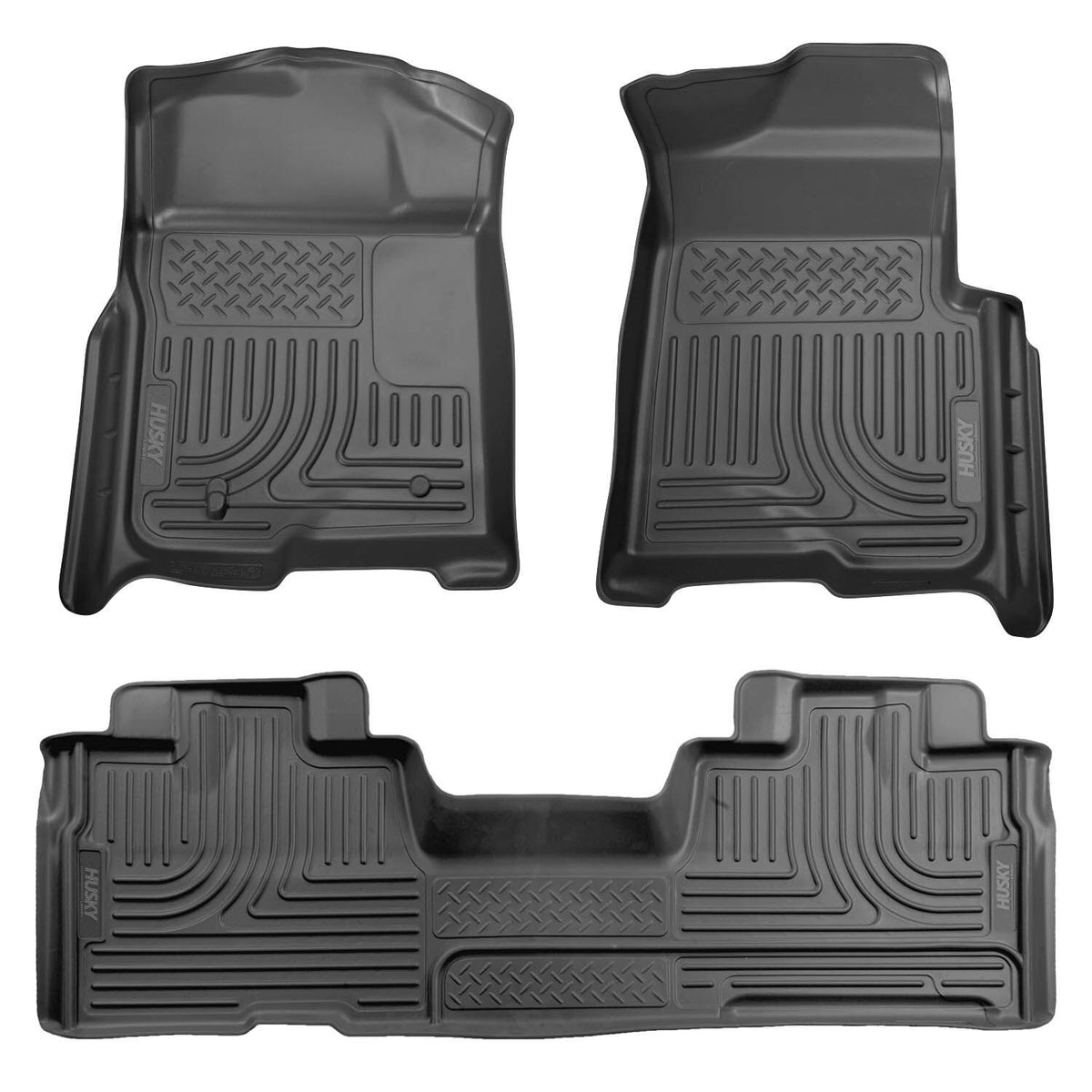 Husky Liners 98341 - Weatherbeater - Front & 2nd Seat Floor Liners (Footwell Coverage) 1