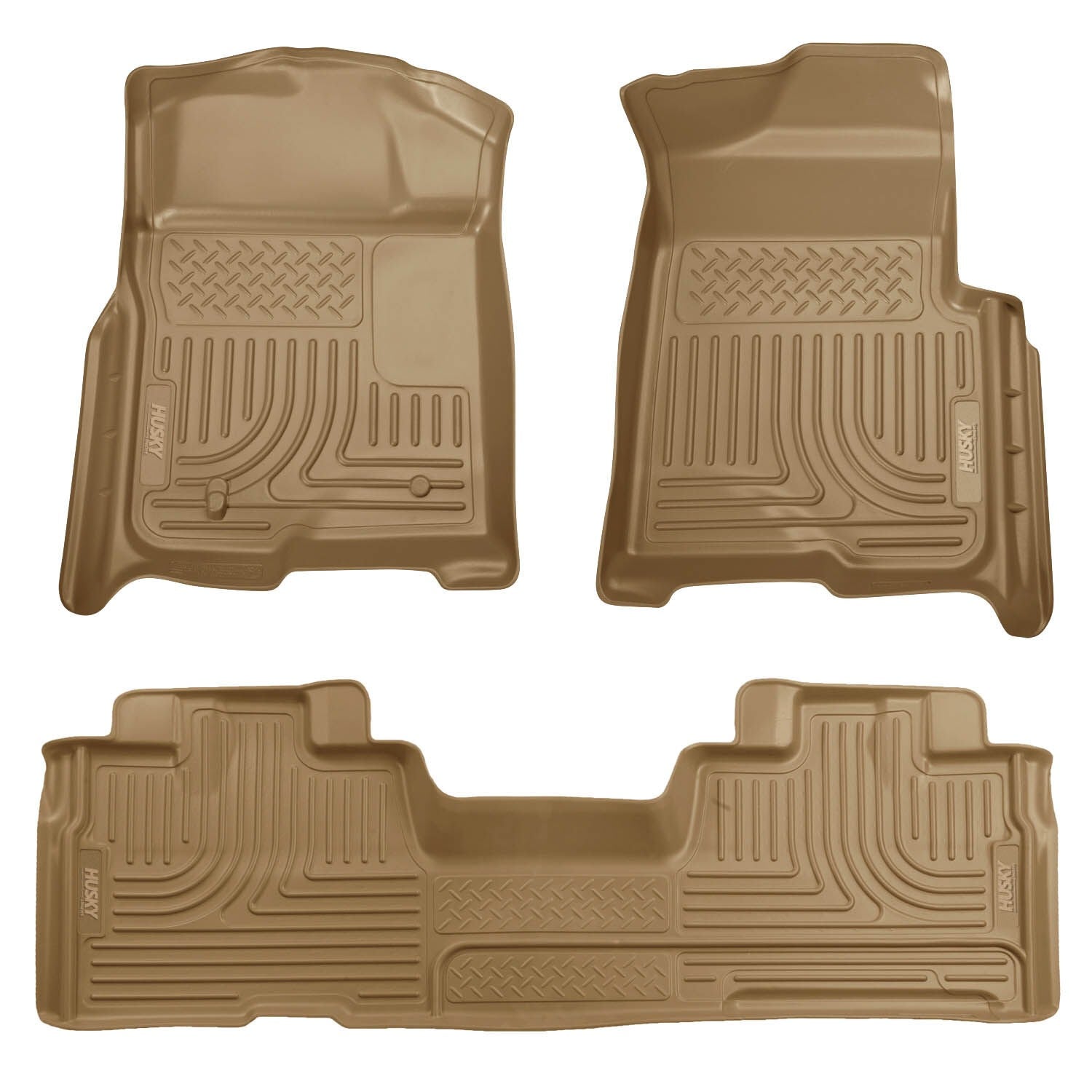 Husky Liners 98343 - Weatherbeater - Front & 2nd Seat Floor Liners (Footwell Coverage) 3