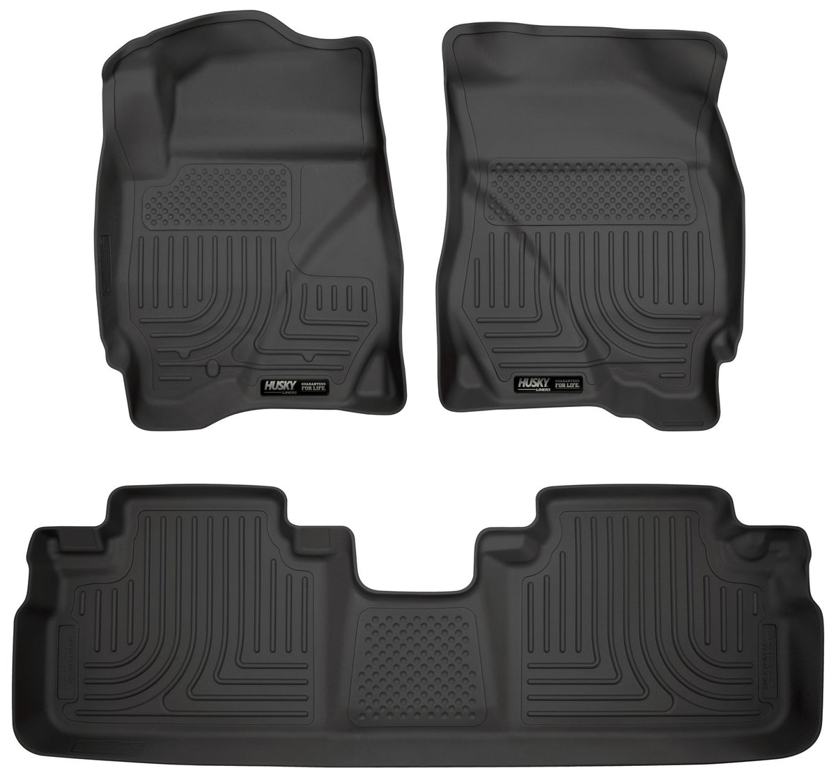 Husky Liners 98351 - Weatherbeater - Front & 2nd Seat Floor Liners 1