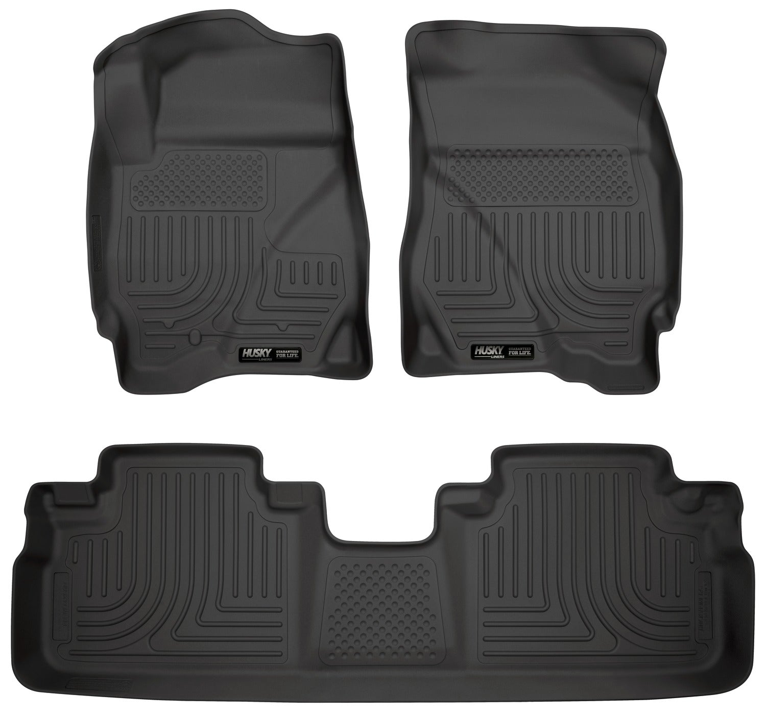 Husky Liners 98351 - Weatherbeater - Front & 2nd Seat Floor Liners 1