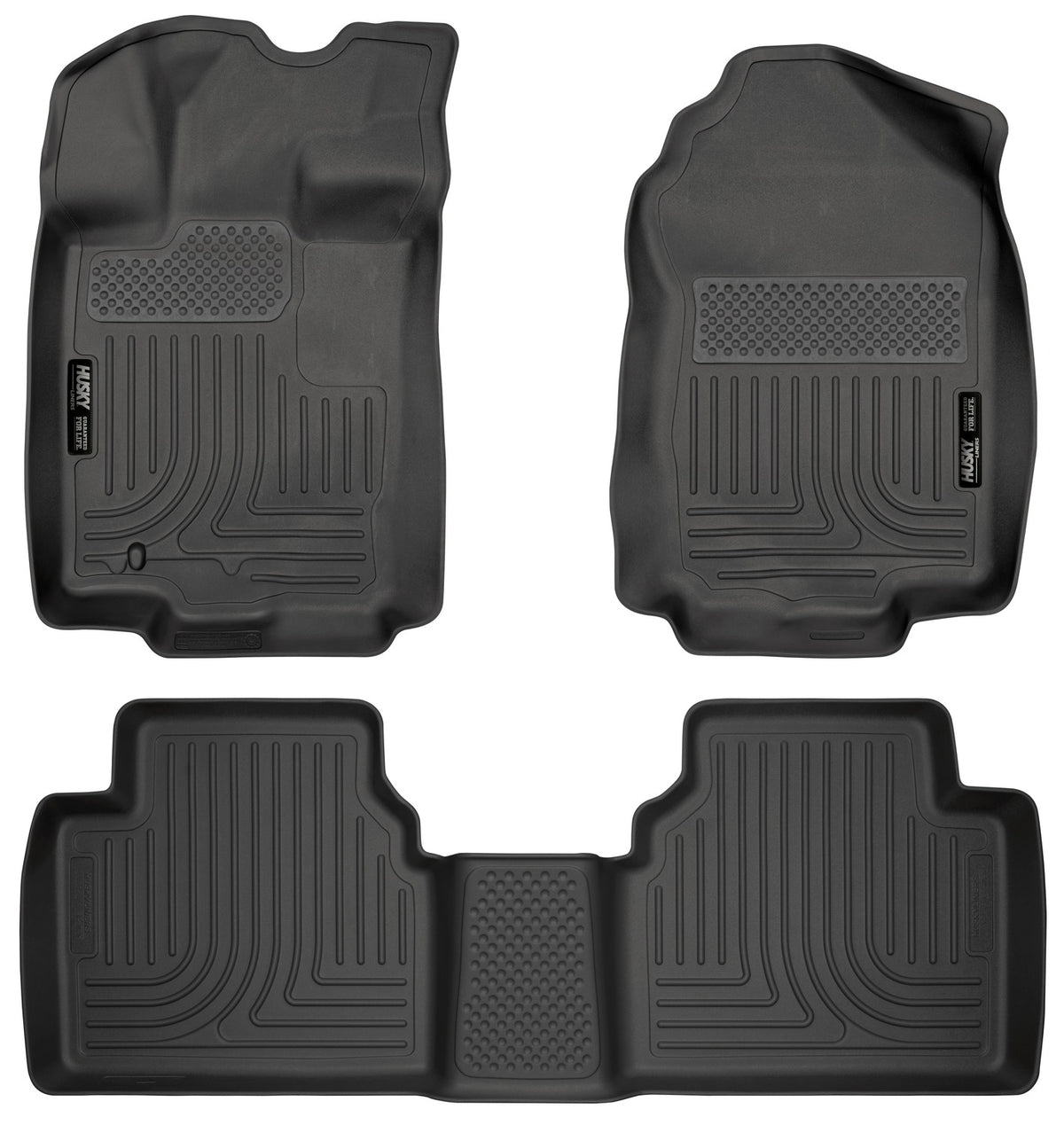 Husky Liners 98361 - Weatherbeater - Front & 2nd Seat Floor Liners 1
