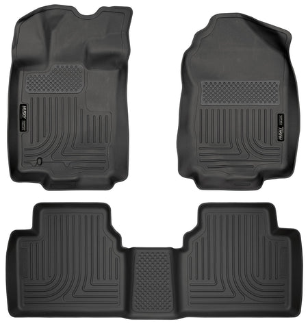 Husky Liners 98361 - Weatherbeater - Front & 2nd Seat Floor Liners 1