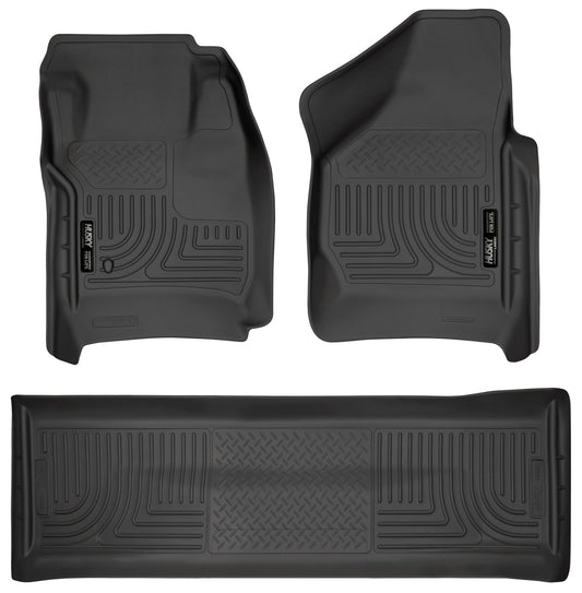 Husky Liners Weatherbeater - Front & 2nd Seat Floor Liners (Footwell Coverage) 98381