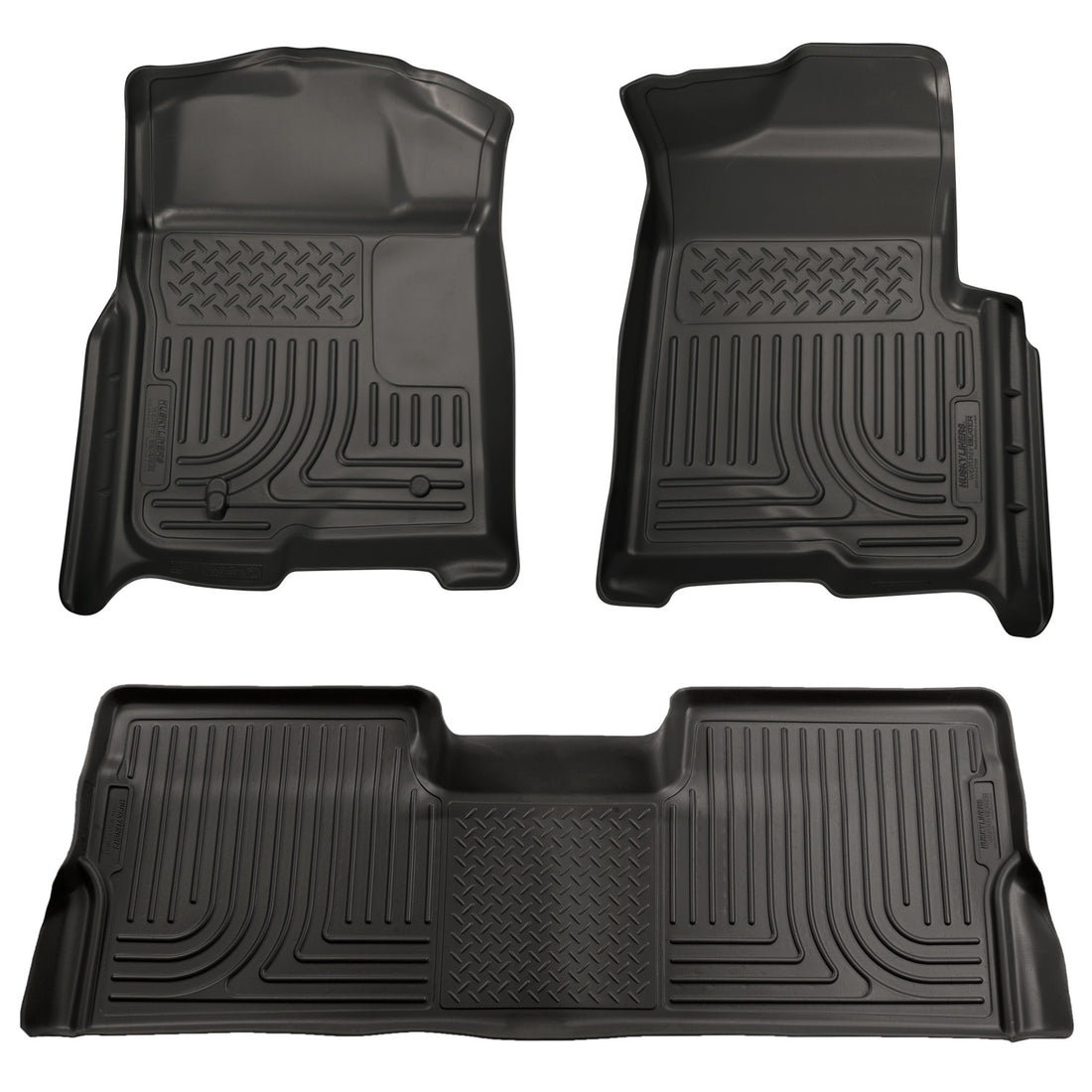 Husky Liners 98391 - Weatherbeater - Front & 2nd Seat Floor Liners (Footwell Coverage) 1