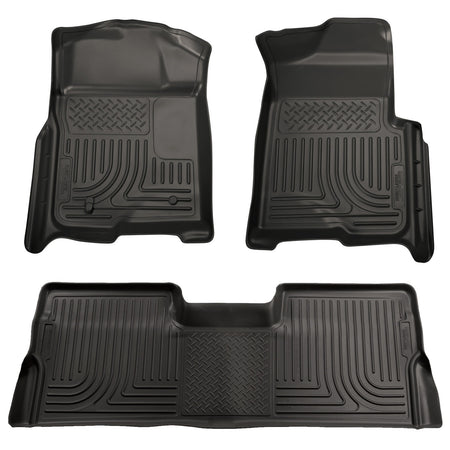 Husky Liners 98391 - Weatherbeater - Front & 2nd Seat Floor Liners (Footwell Coverage) 1