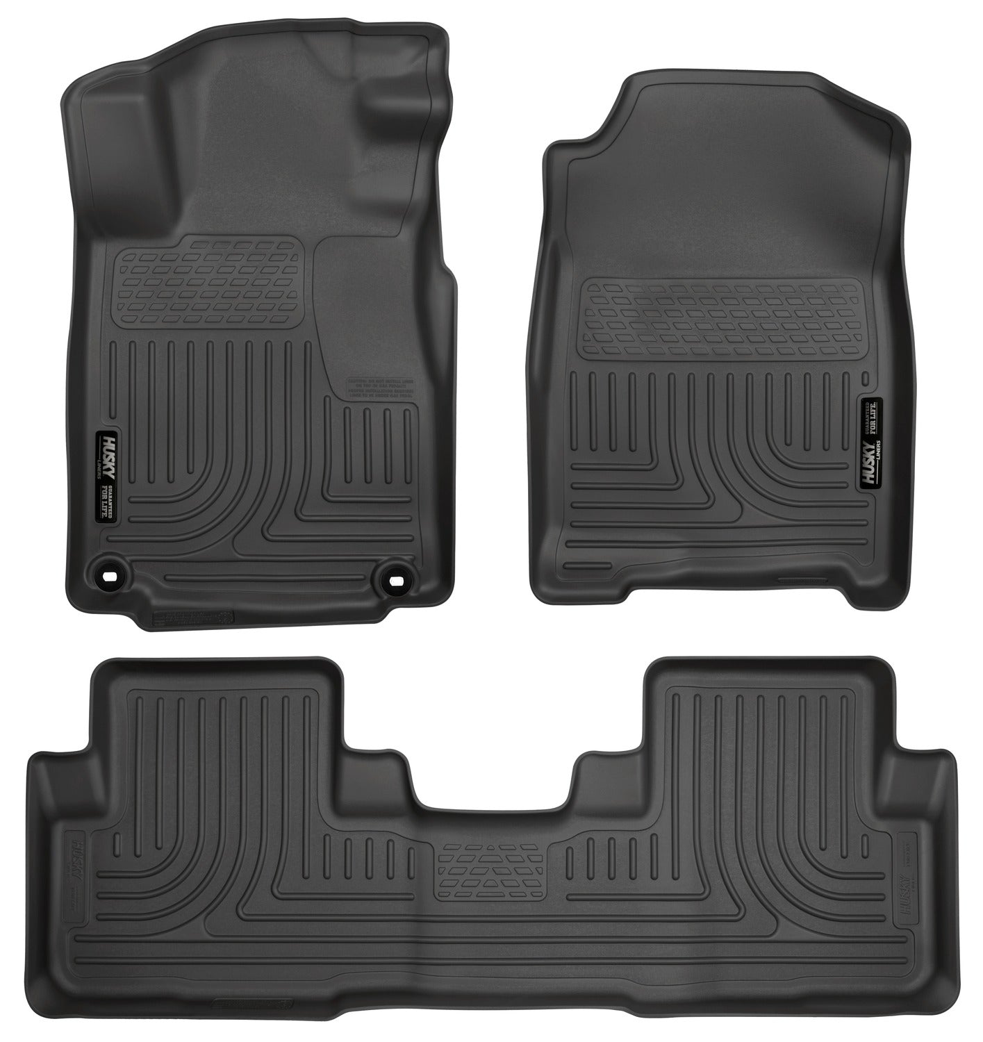 Husky Liners 98451 - Weatherbeater - Front & 2nd Seat Floor Liners 1