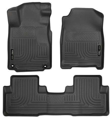 Husky Liners 98451 - Weatherbeater - Front & 2nd Seat Floor Liners 1