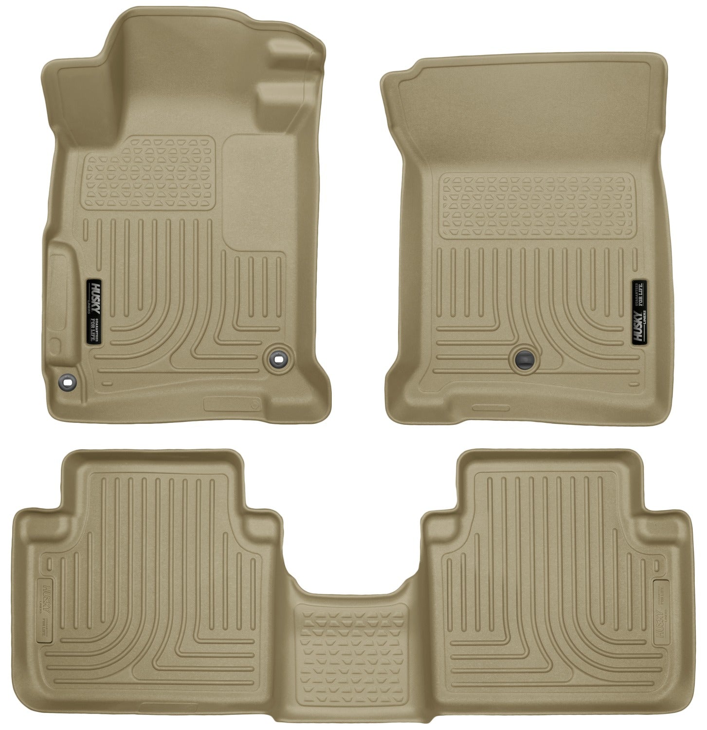 Husky Liners 98483 - Weatherbeater - Front & 2nd Seat Floor Liners 1