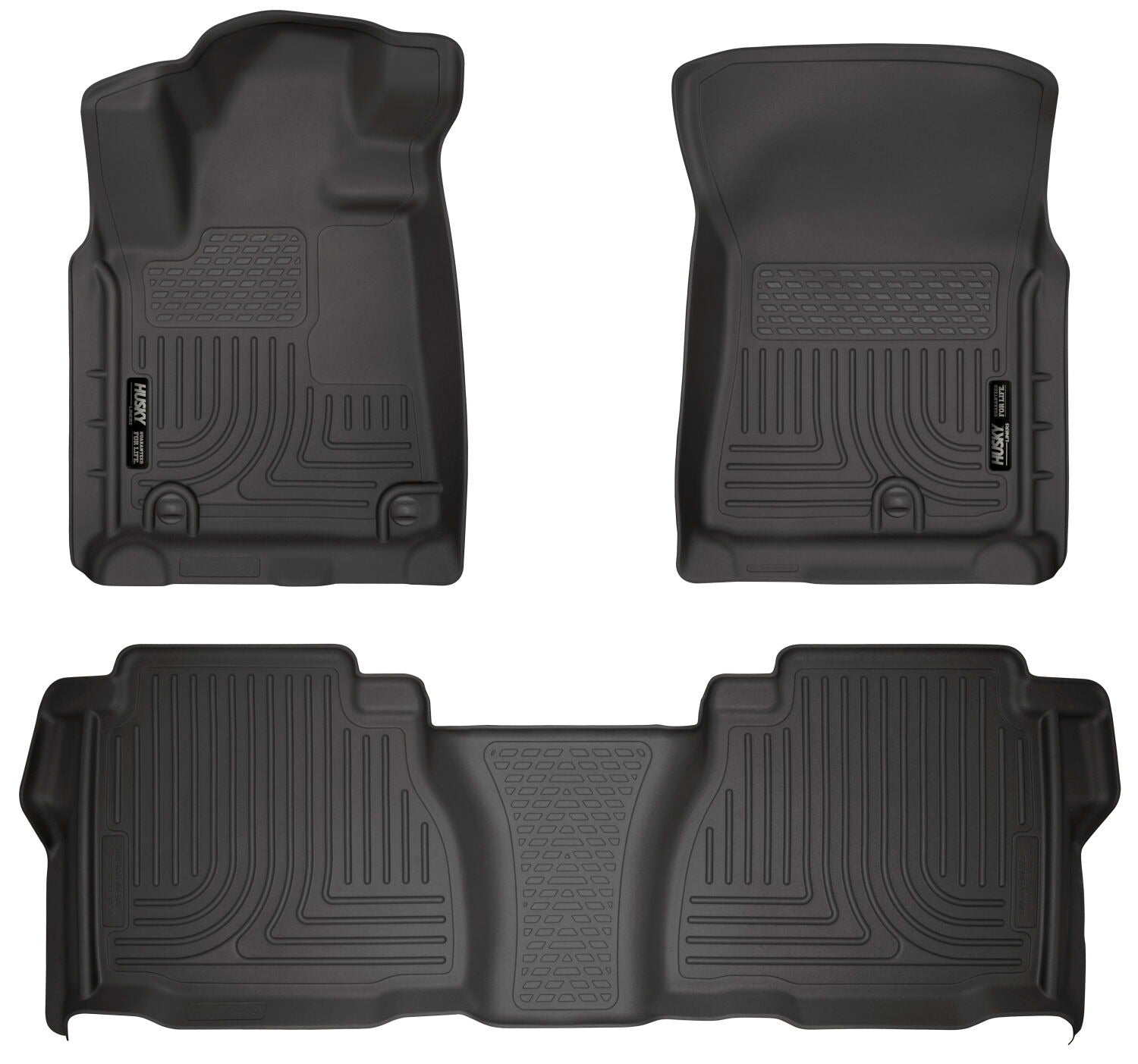 Husky Liners 99581 - Weatherbeater - Front & 2nd Seat Floor Liners (Footwell Coverage) 1