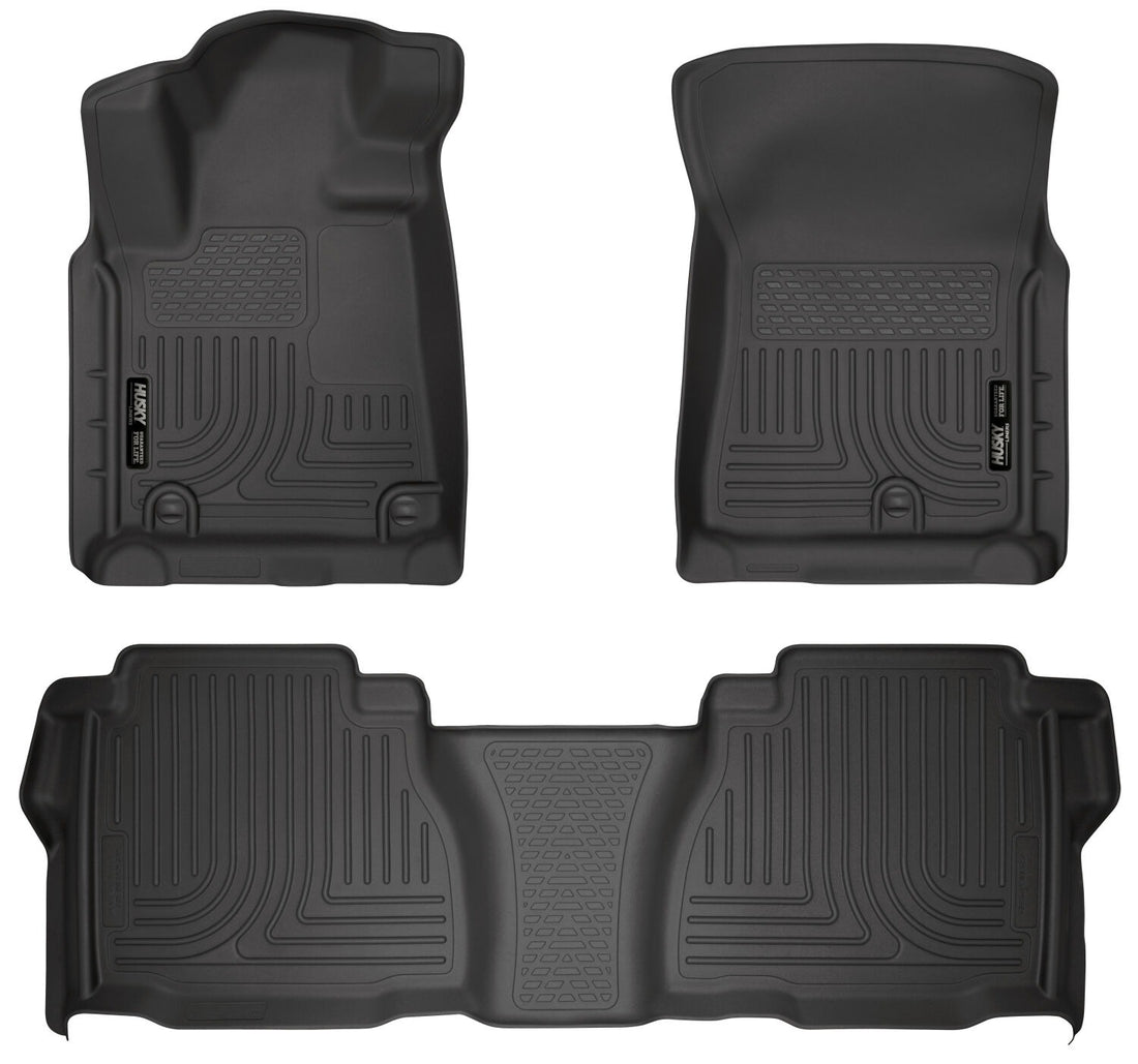 Husky Liners 98581 - Weatherbeater - Front & 2nd Seat Floor Liners (Footwell Coverage)