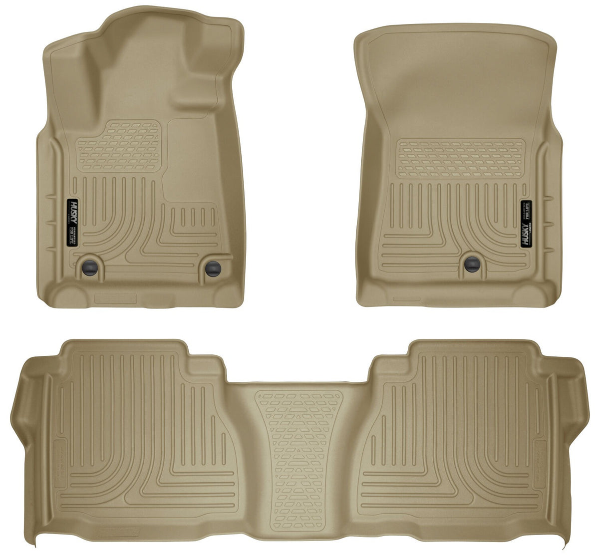 Husky Liners 98583 - Weatherbeater - Front & 2nd Seat Floor Liners (Footwell Coverage) 1