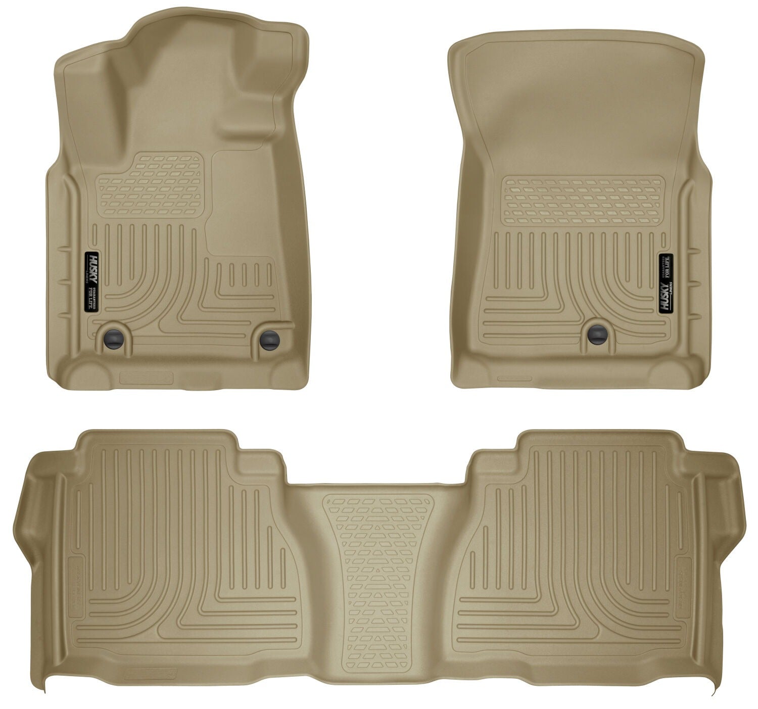 Husky Liners 98583 - Weatherbeater - Front & 2nd Seat Floor Liners (Footwell Coverage) 1