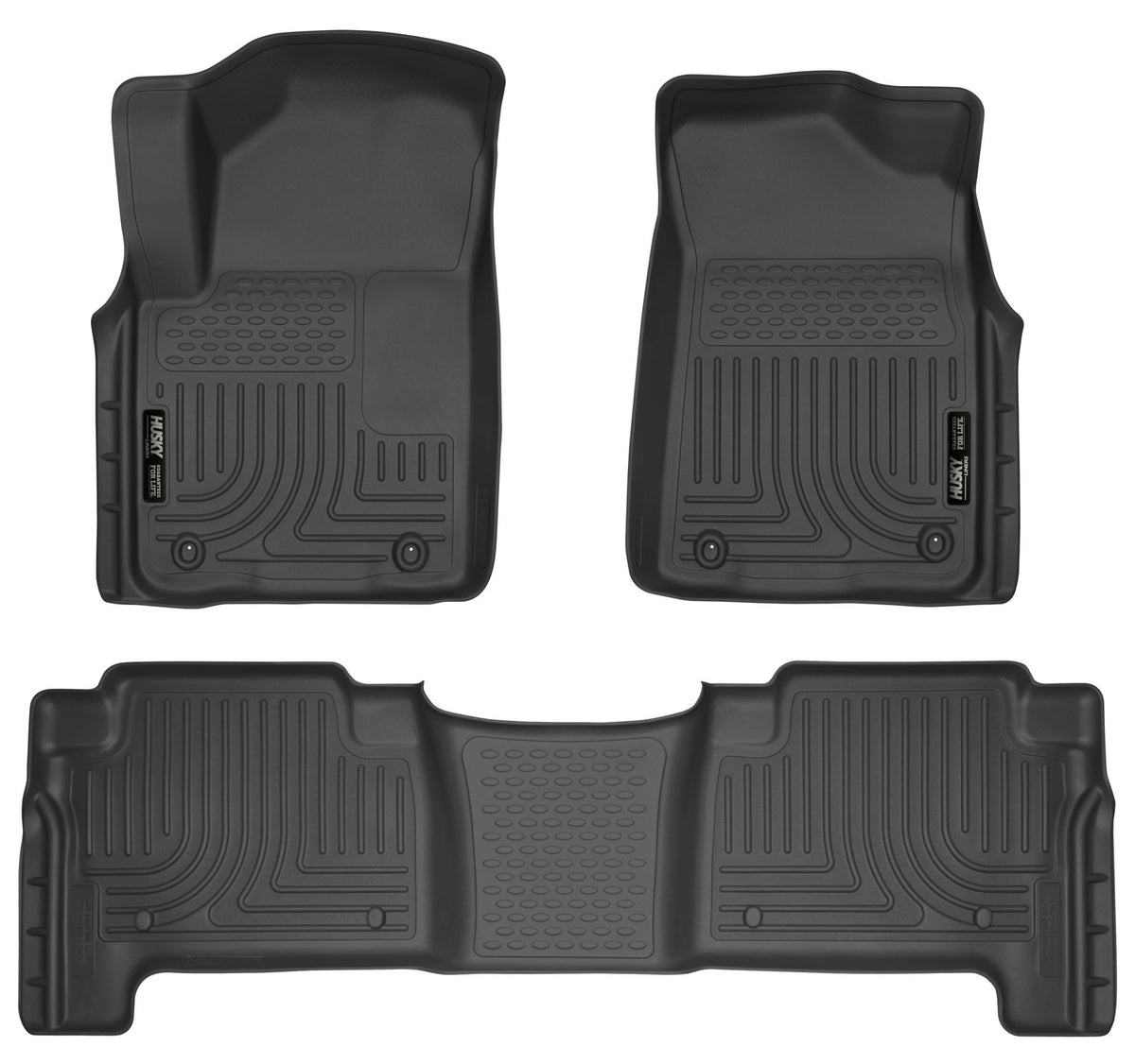 Husky Liners 98611 - Weatherbeater - Front & 2nd Seat Floor Liners 1