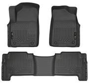 Husky Liners 98611 - Weatherbeater - Front & 2nd Seat Floor Liners 1
