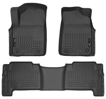 Husky Liners 98611 - Weatherbeater - Front & 2nd Seat Floor Liners 1