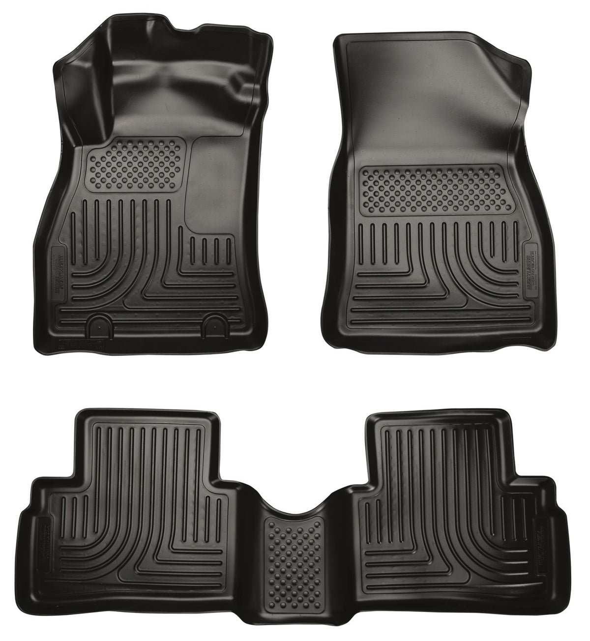 Husky Liners 98621 - Weatherbeater - Front & 2nd Seat Floor Liners 1
