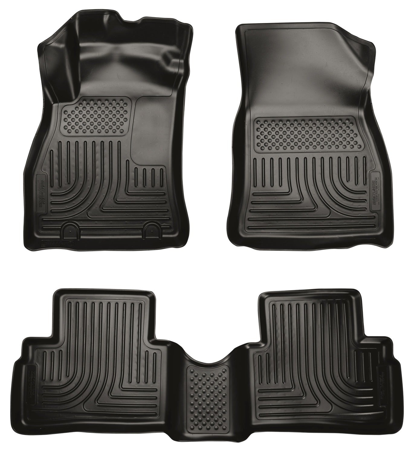 Husky Liners 98621 - Weatherbeater - Front & 2nd Seat Floor Liners 1