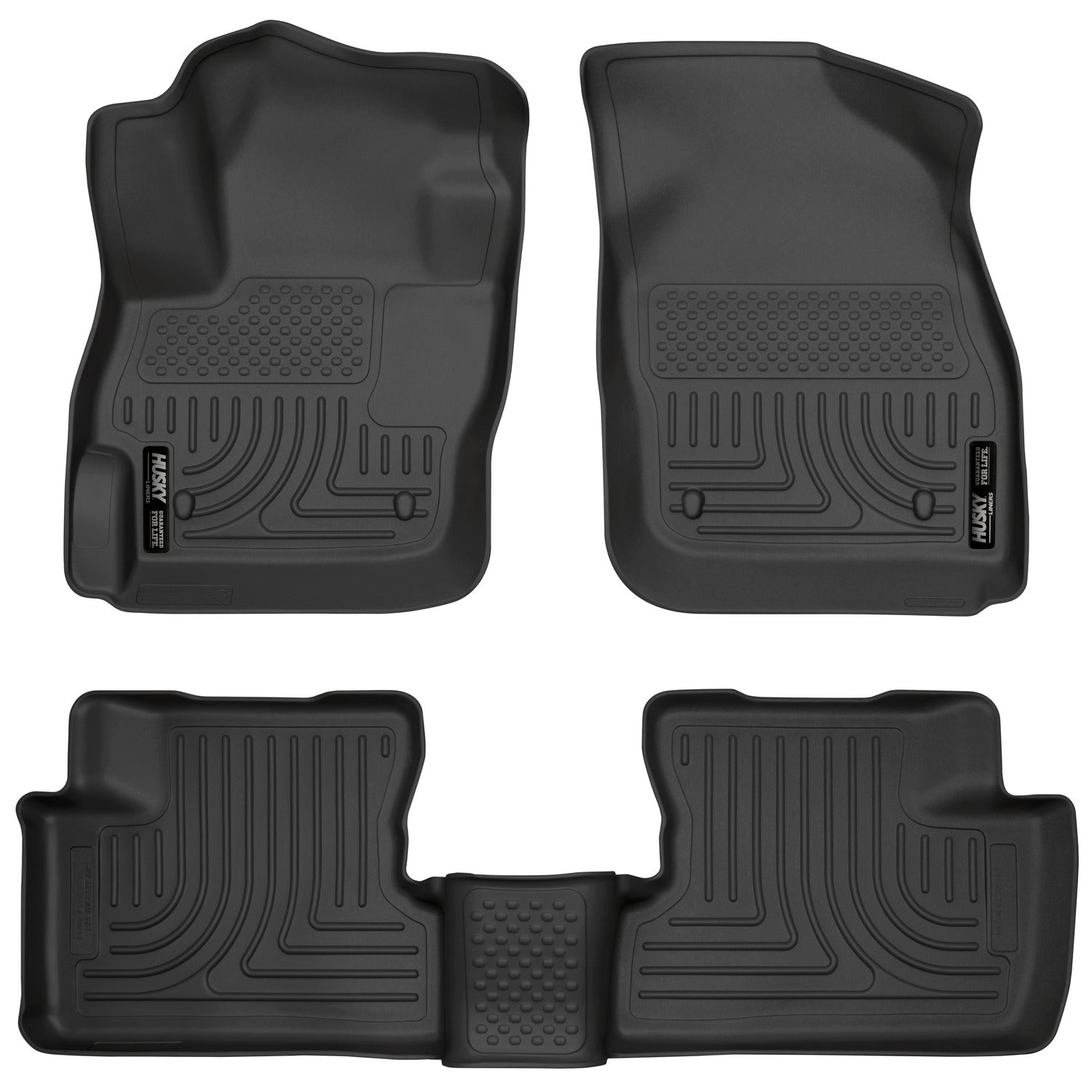 Husky Liners 98631 - Weatherbeater - Front & 2nd Seat Floor Liners 1