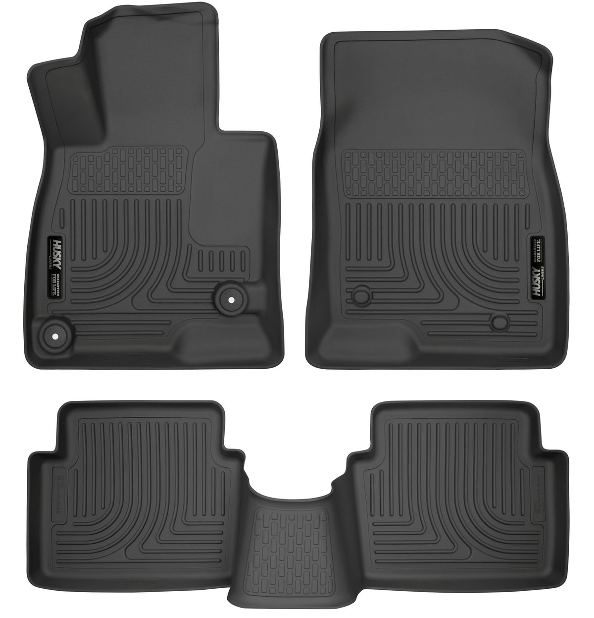 Husky Liners 98651 - Weatherbeater - Front & 2nd Seat Floor Liners 1