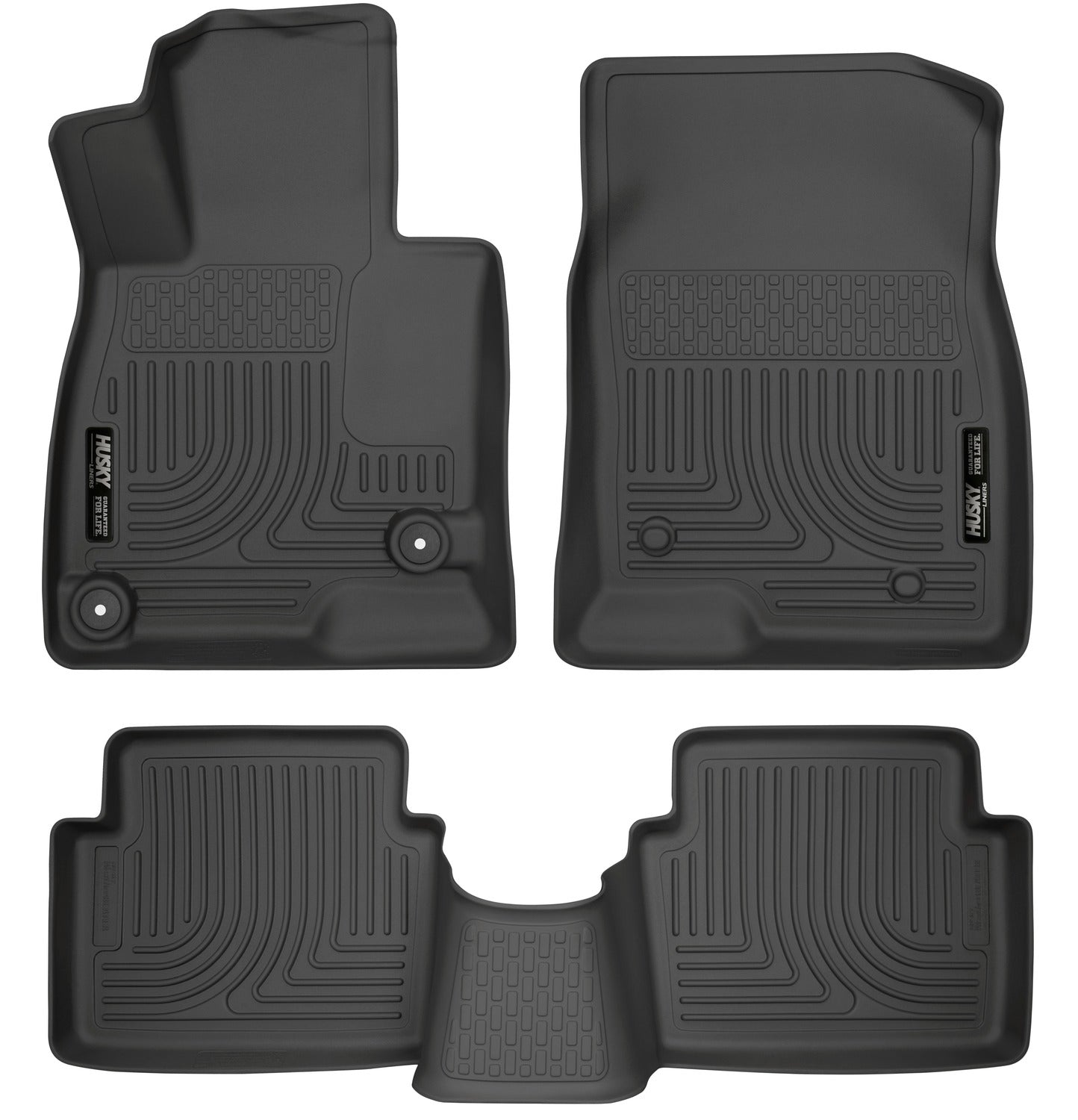 Husky Liners 98651 - Weatherbeater - Front & 2nd Seat Floor Liners 1