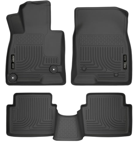 Husky Liners 98651 - Weatherbeater - Front & 2nd Seat Floor Liners 1
