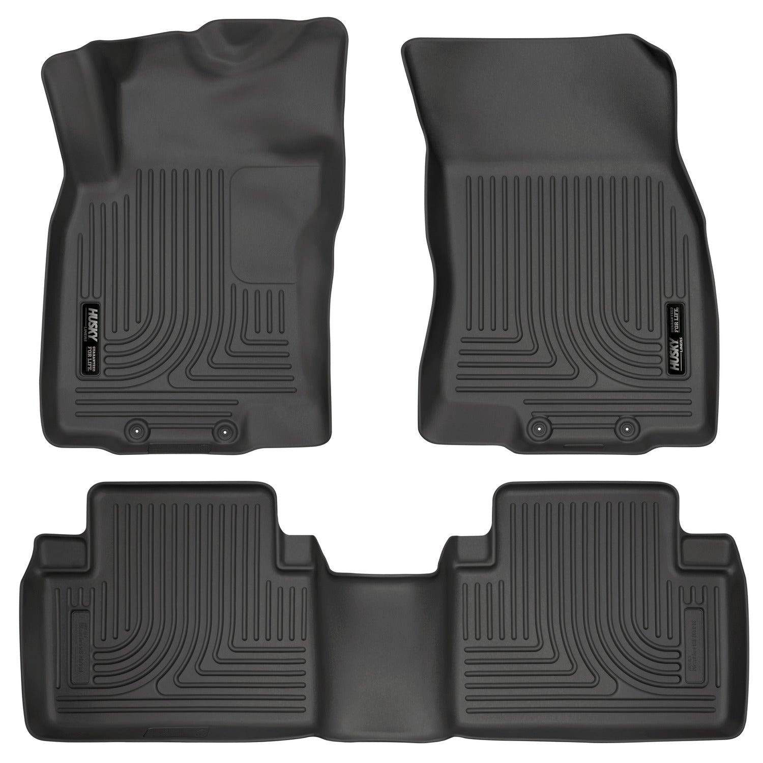 Husky Liners 98671 - Weatherbeater - Front & 2nd Seat Floor Liners 1
