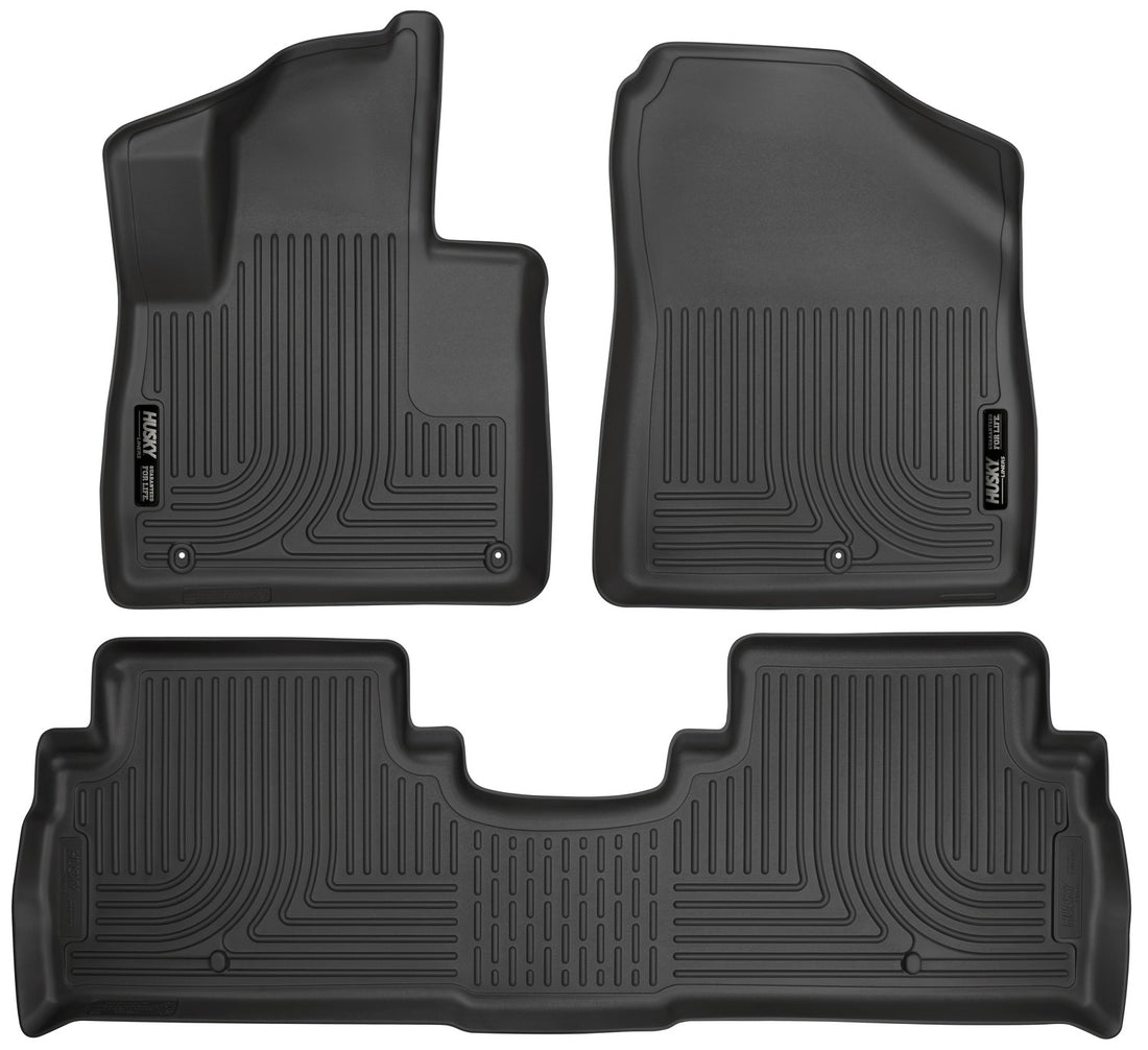 Husky Liners 98691 - Weatherbeater - Front & 2nd Seat Floor Liners 1