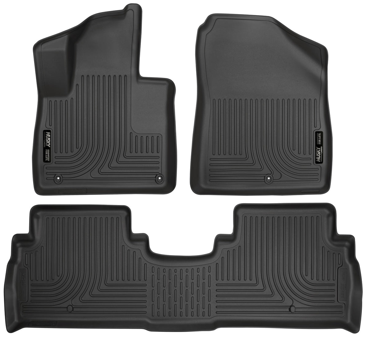 Husky Liners 98691 - Weatherbeater - Front & 2nd Seat Floor Liners 1